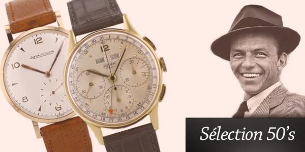 selection montres de luxe année 50